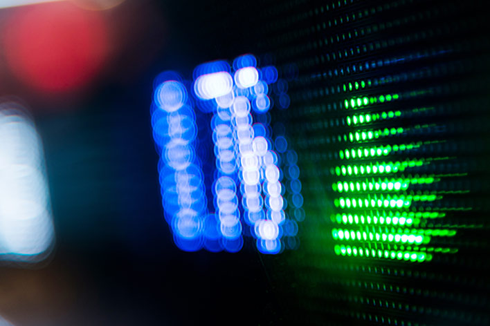 stock ticker