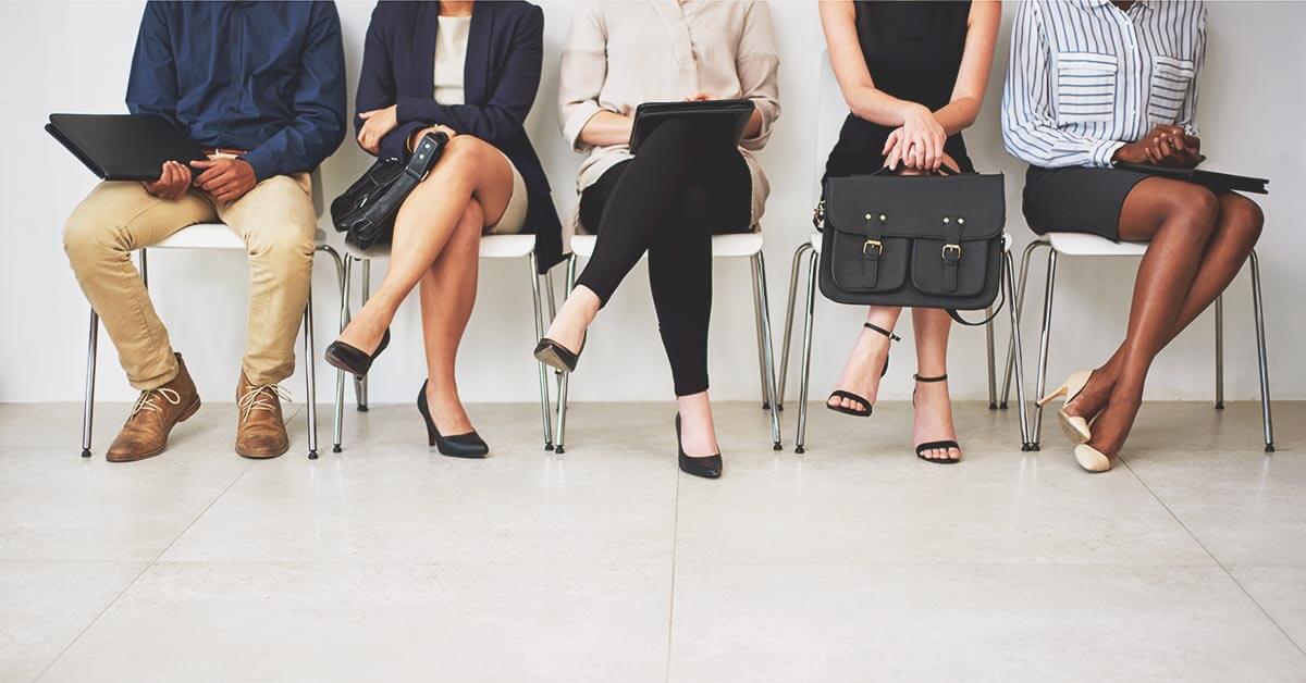 office workers at their desks