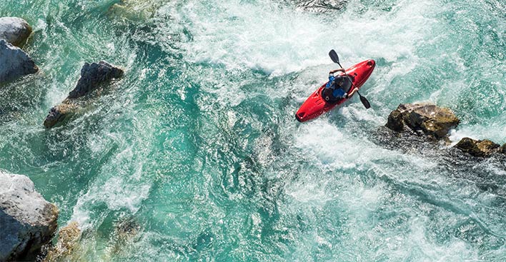 kayaking