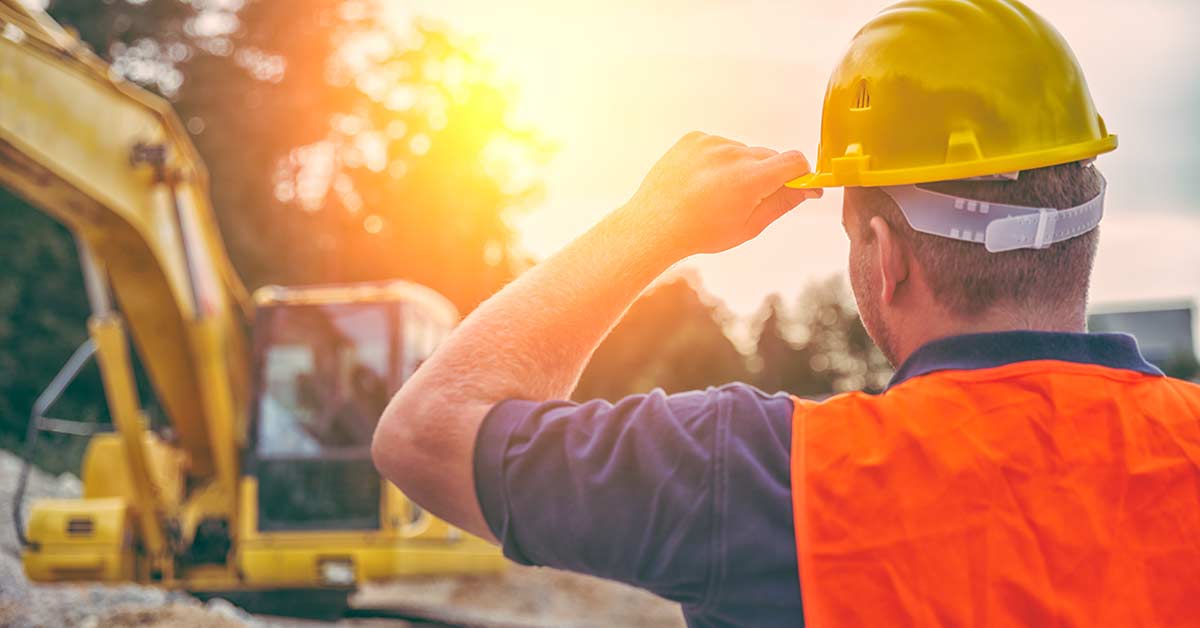 construction workers employed for spring
