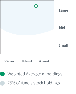 Thrivent Growth & Income Plus Fund appeared as a large market-cap size, growth investment style fund on the Morningstar Style Box™.